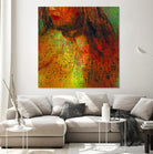 Woman Revelation I by Jean-François Dupuis on GIANT ART - orange figurative woman