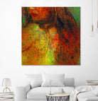 Woman Revelation I by Jean-François Dupuis on GIANT ART - orange figurative woman