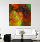 Woman Revelation I by Jean-François Dupuis on GIANT ART - orange figurative woman