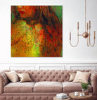 Woman Revelation I by Jean-François Dupuis on GIANT ART - orange figurative woman