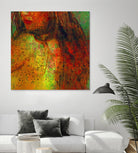 Woman Revelation I by Jean-François Dupuis on GIANT ART - orange figurative woman