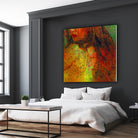 Woman Revelation I by Jean-François Dupuis on GIANT ART - orange figurative woman