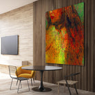 Woman Revelation I by Jean-François Dupuis on GIANT ART - orange figurative woman