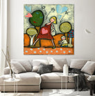 Maternité 4-5-6 by Marie-Josée Latouche on GIANT ART - green children