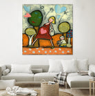 Maternité 4-5-6 by Marie-Josée Latouche on GIANT ART - green children