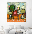 Maternité 4-5-6 by Marie-Josée Latouche on GIANT ART - green children