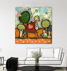 Maternité 4-5-6 by Marie-Josée Latouche on GIANT ART - green children