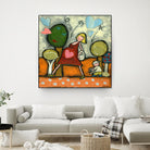 Maternité 4-5-6 by Marie-Josée Latouche on GIANT ART - green children