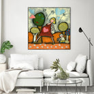 Maternité 4-5-6 by Marie-Josée Latouche on GIANT ART - green children