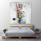 Encré (Détail 1) by Sylvie Cloutier on GIANT ART - blue abstract