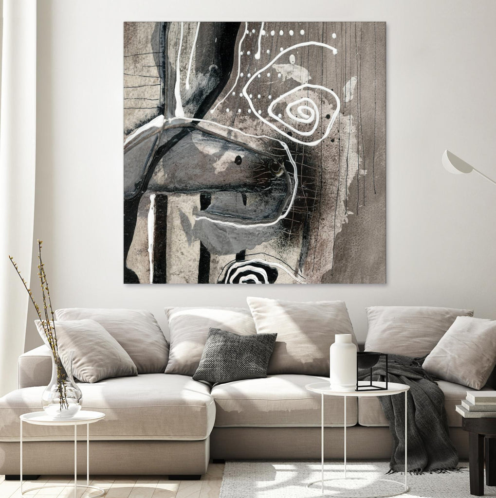 Fatalité (Détail 3) by Sylvie Cloutier on GIANT ART - white abstract