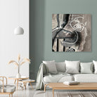 Fatalité (Détail 3) by Sylvie Cloutier on GIANT ART - white abstract