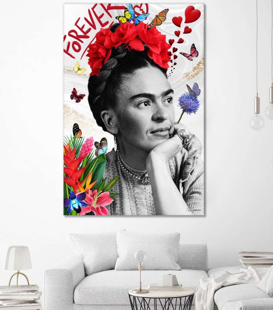 Forever by Carole St-Germain on GIANT ART - red photograph frida