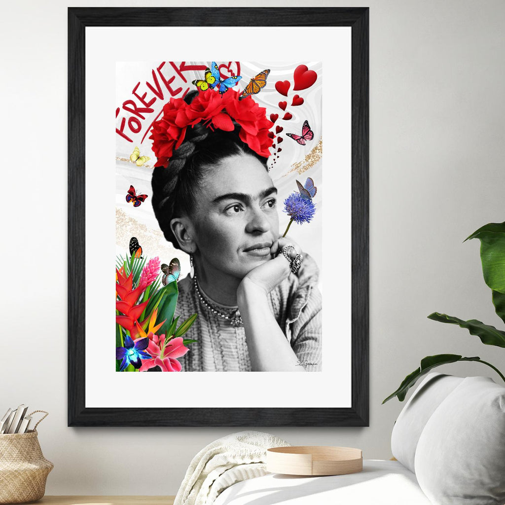 Forever by Carole St-Germain on GIANT ART - red photograph frida khalo