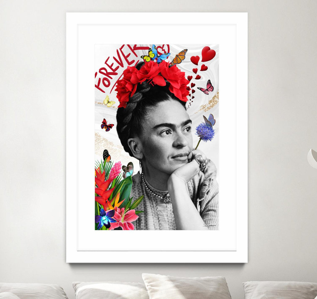 Forever by Carole St-Germain on GIANT ART - red photograph frida khalo