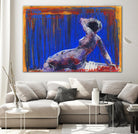Resti by Jacques Clement on GIANT ART - blue nude