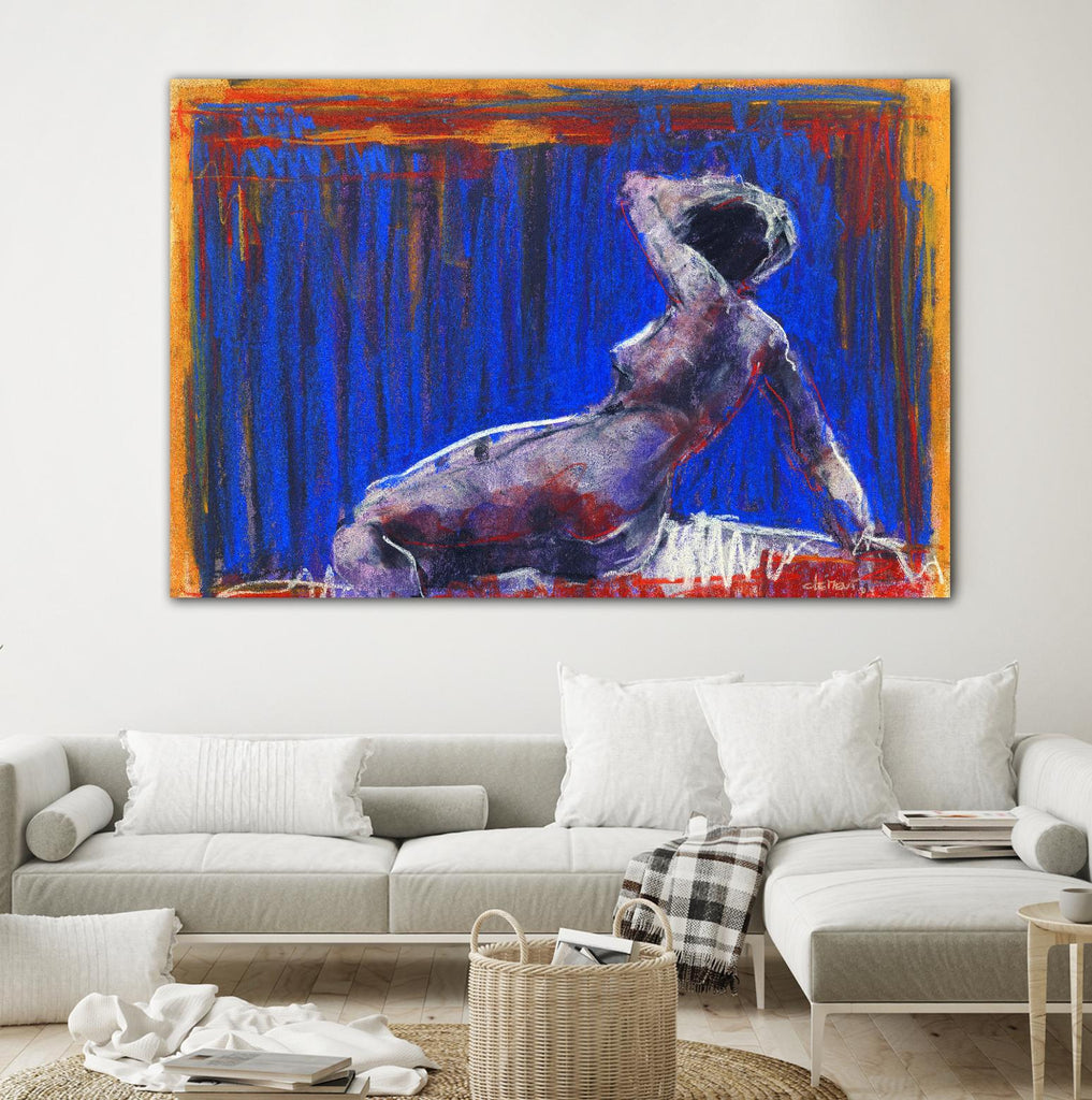 Resti by Jacques Clement on GIANT ART - blue nude