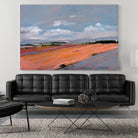 Pastel Landscape VIII by Jacques Clement on GIANT ART - green landscape