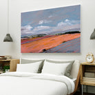 Pastel Landscape VIII by Jacques Clement on GIANT ART - green landscape