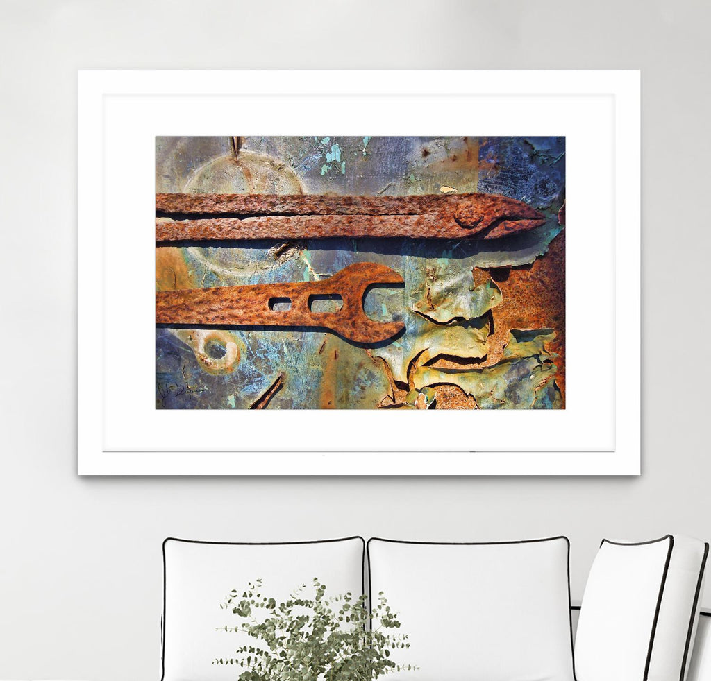 Rusty Tools I by Jean-François Dupuis on GIANT ART - orange still life factory