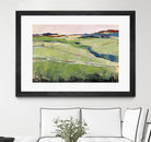 Colorful Landscape II by Jacques Clement on GIANT ART - pink landscape champs