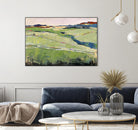 Colorful Landscape II by Jacques Clement on GIANT ART - blue landscape