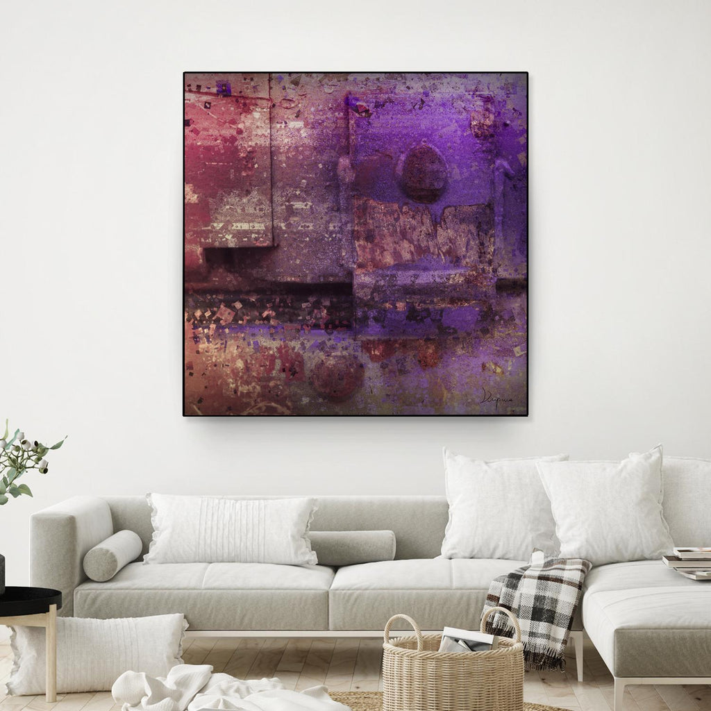 Mauve Désir VIII by Jean-François Dupuis on GIANT ART - pink abstract rust