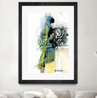 Zone Bleue by Sylvie Cloutier on GIANT ART - green abstract