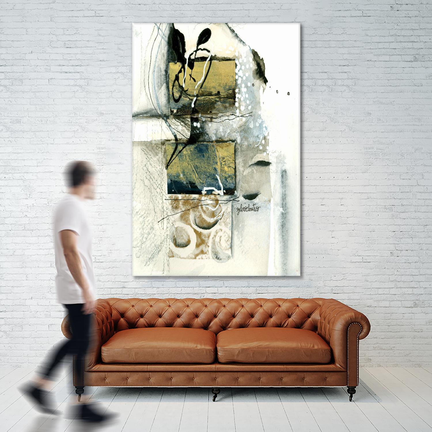 Issue by Sylvie Cloutier on GIANT ART - grey abstract