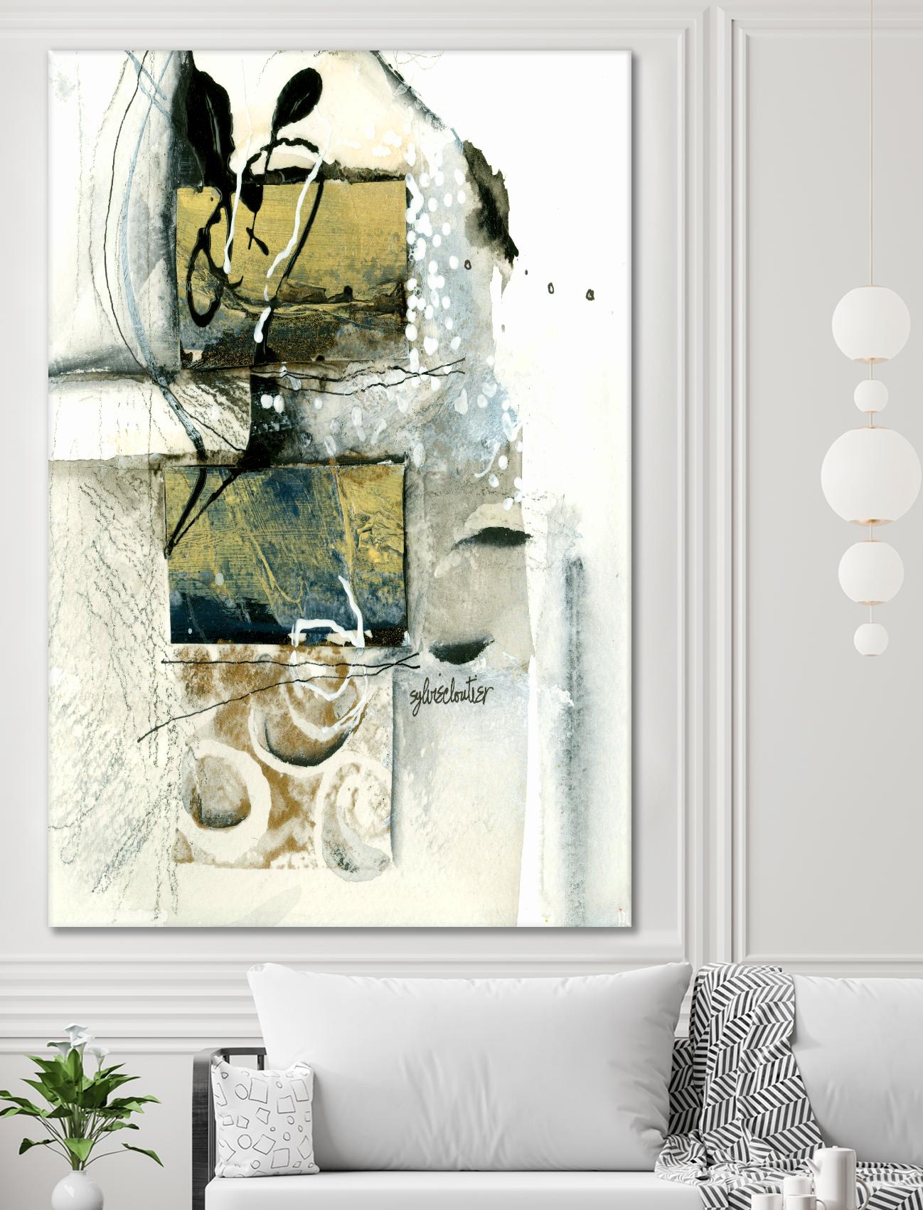 Issue by Sylvie Cloutier on GIANT ART - grey abstract