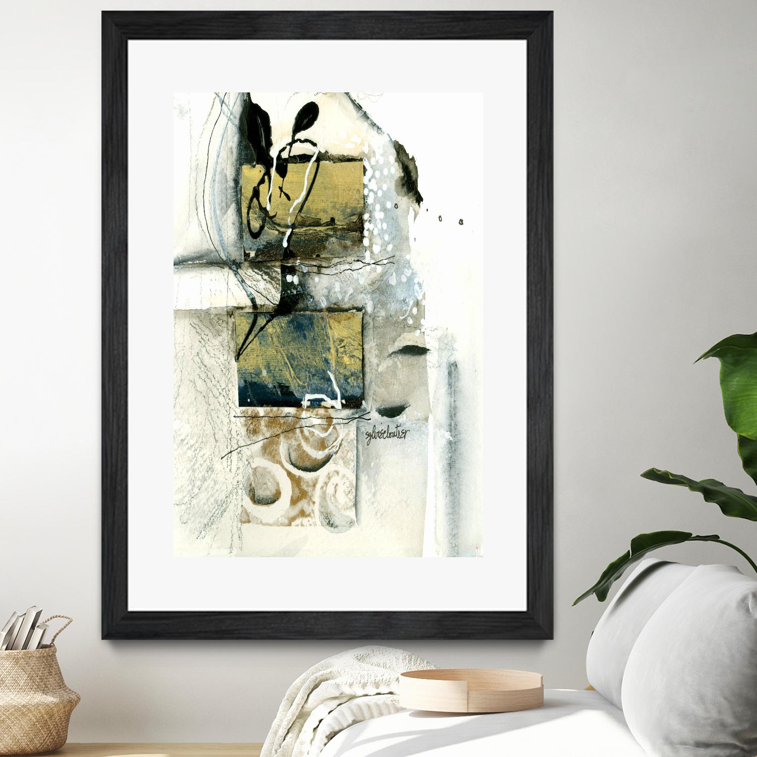 Issue by Sylvie Cloutier on GIANT ART - beige abstract