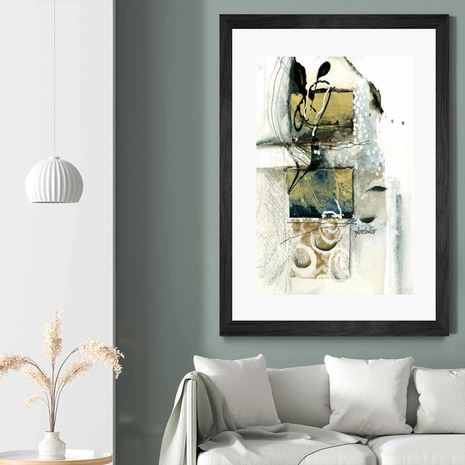 Issue by Sylvie Cloutier on GIANT ART - beige abstract