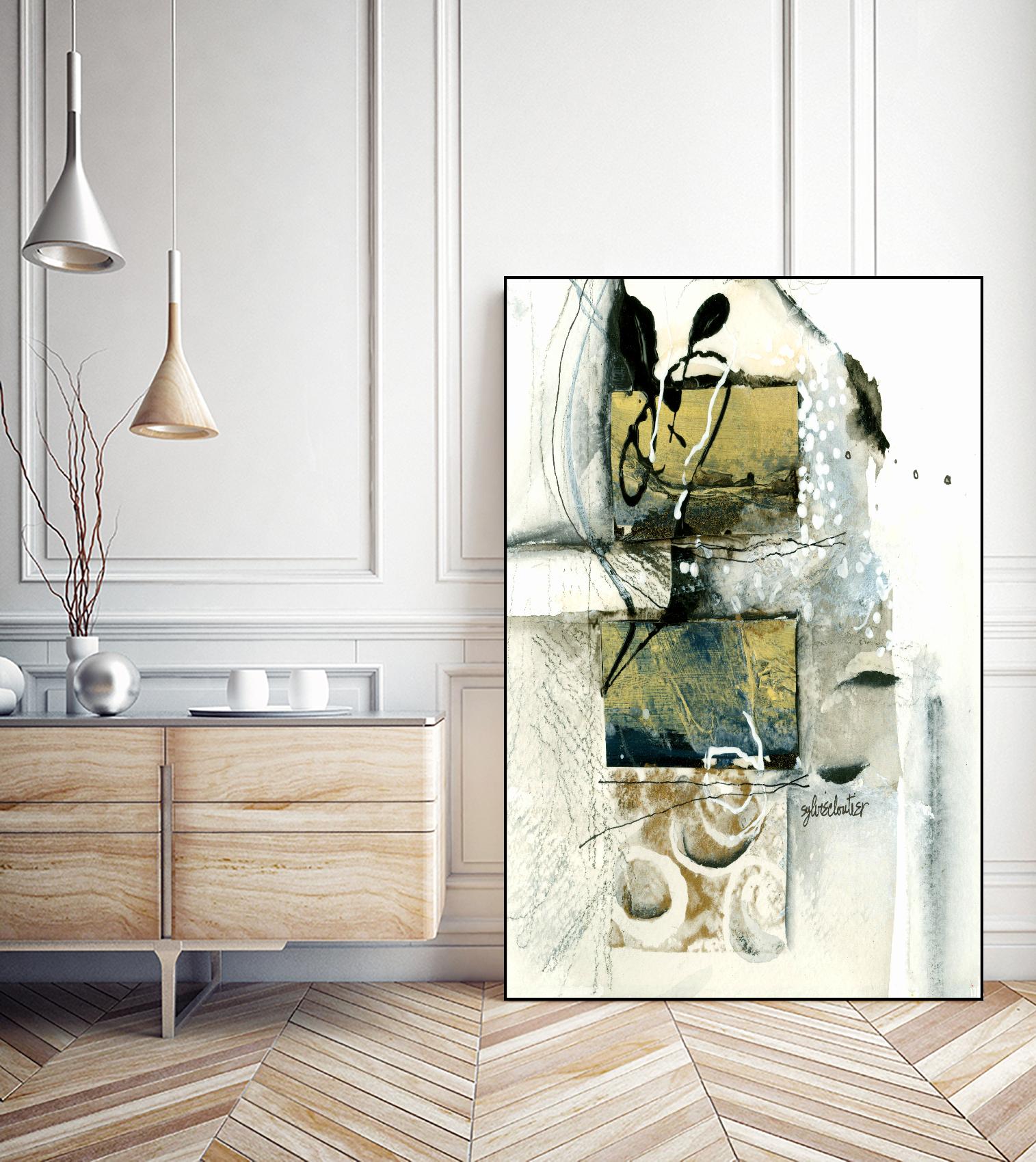 Issue by Sylvie Cloutier on GIANT ART - grey abstract