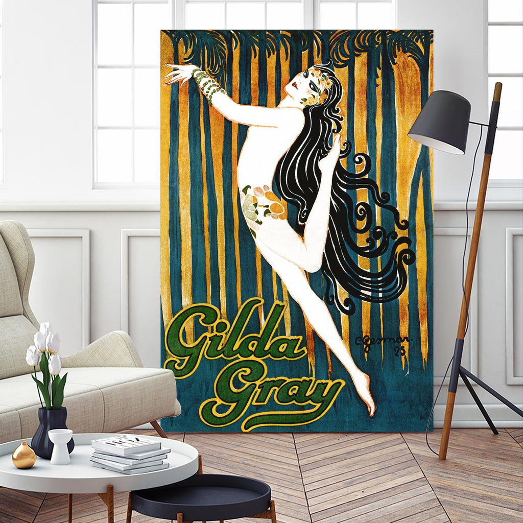 Gilda Gray by Archive on GIANT ART - yellow vintage