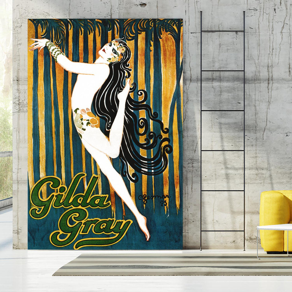 Gilda Gray par Archive sur GIANT ART - jaune vintage