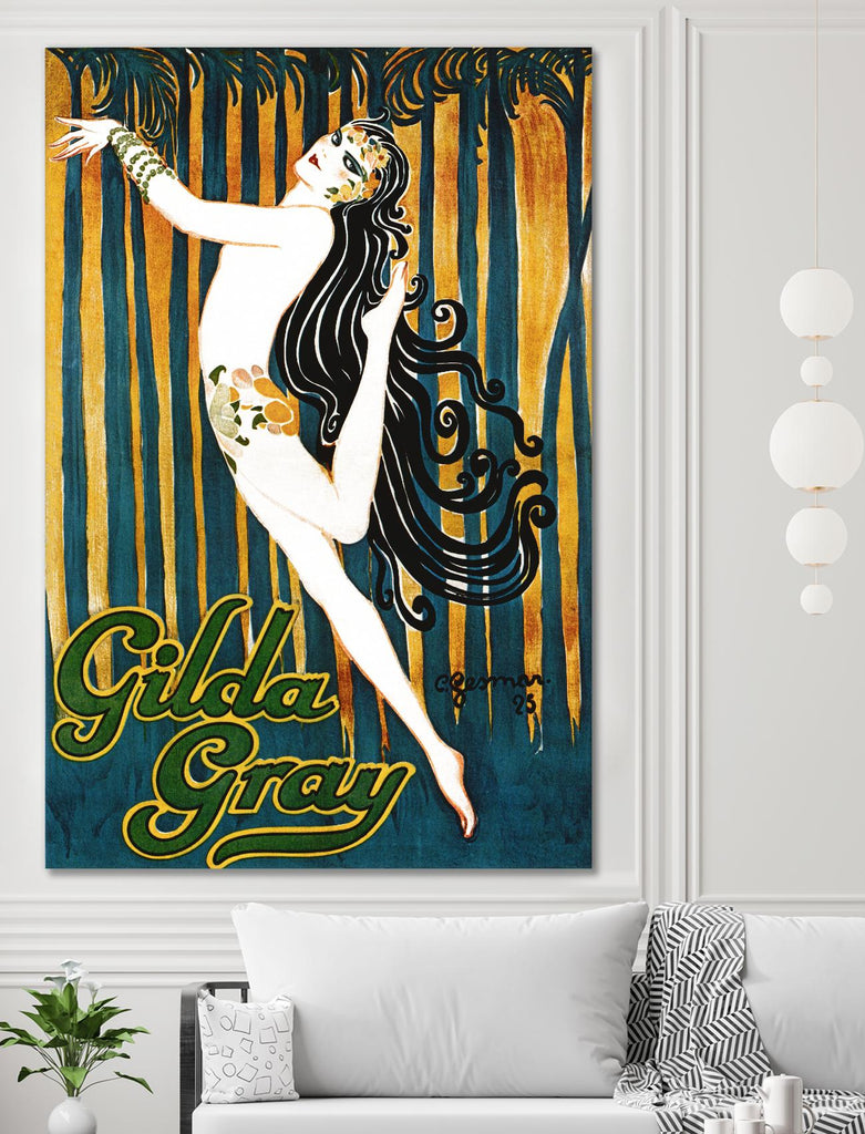 Gilda Gray par Archive sur GIANT ART - jaune vintage