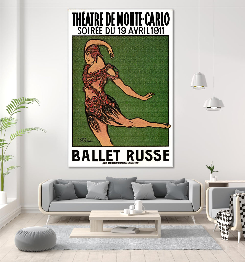 Ballet Russe by Archive sur GIANT ART - vintage blanc
