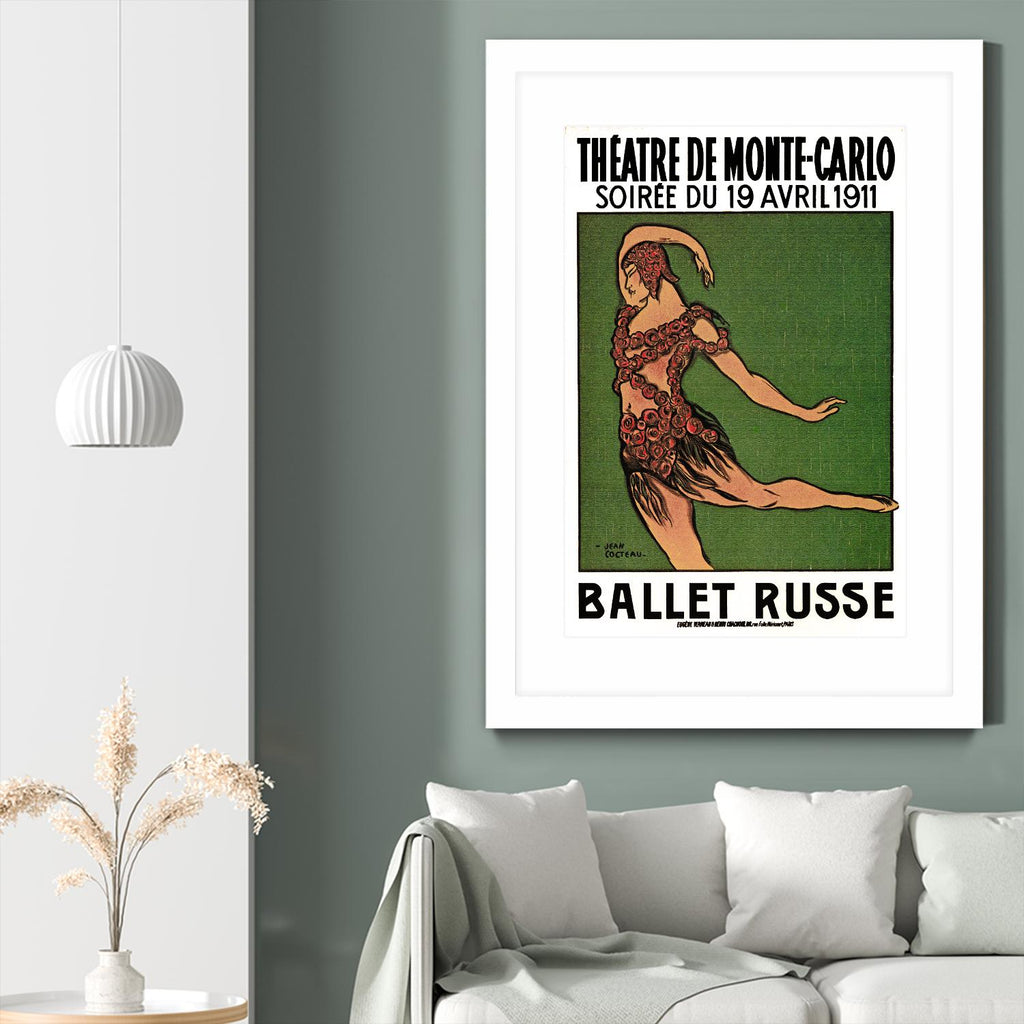 Ballet Russe by Archive on GIANT ART - green vintage dancer