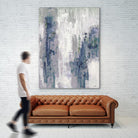 Blue Birch – Cool -3 by Lori Dubois on GIANT ART - blue abstract