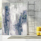 Blue Birch – Cool -3 by Lori Dubois on GIANT ART - blue abstract