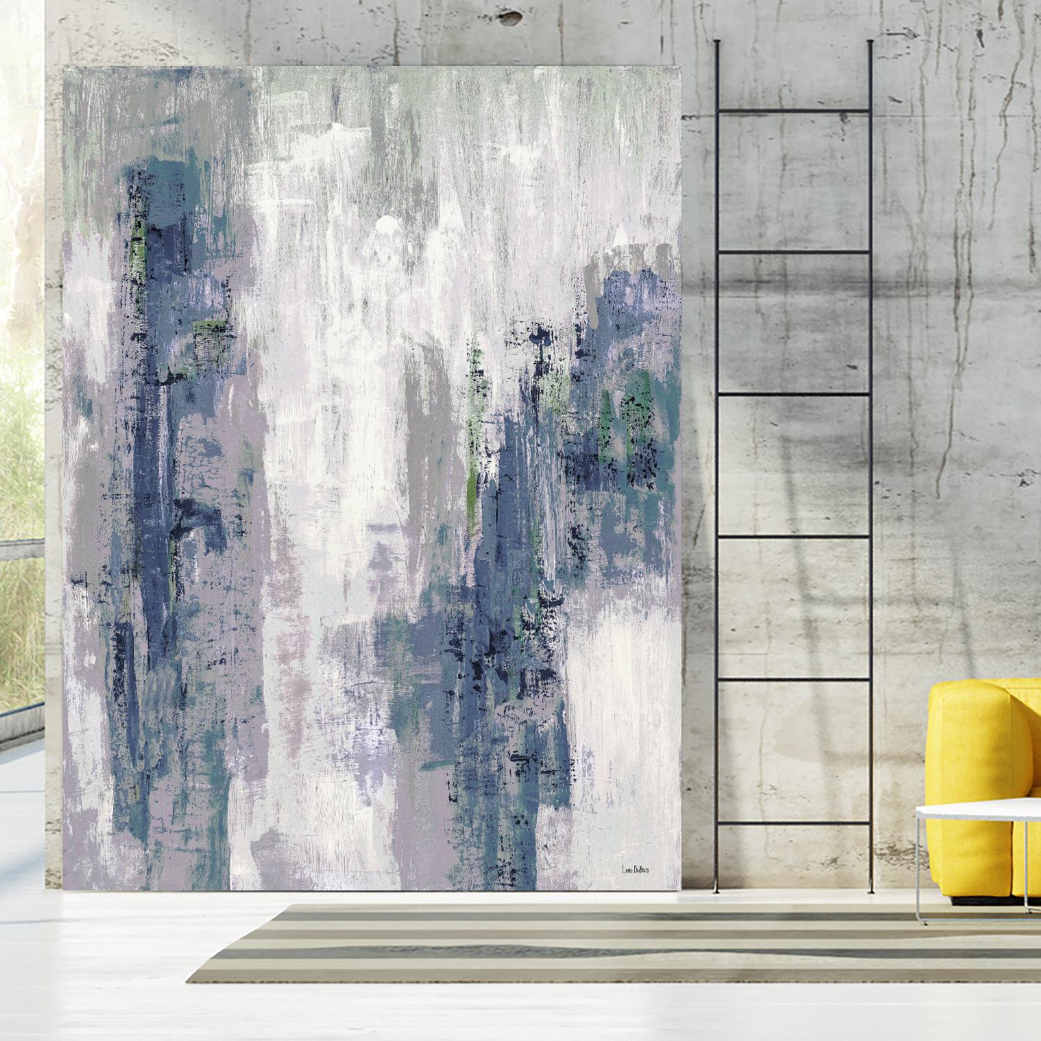 Blue Birch – Cool -3 by Lori Dubois on GIANT ART - blue abstract