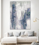 Blue Birch – Cool -3 by Lori Dubois on GIANT ART - blue abstract