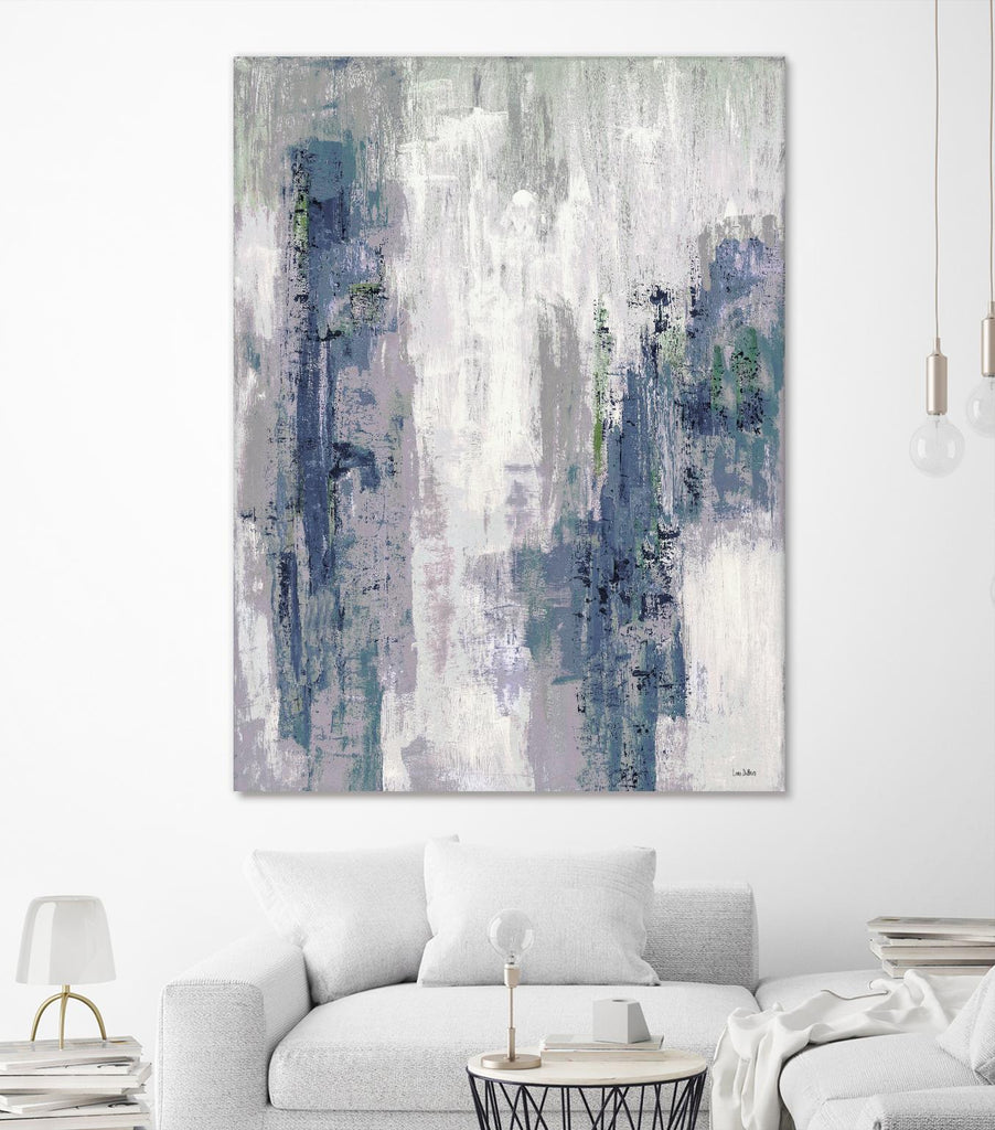 Blue Birch – Cool -3 by Lori Dubois on GIANT ART - blue abstract