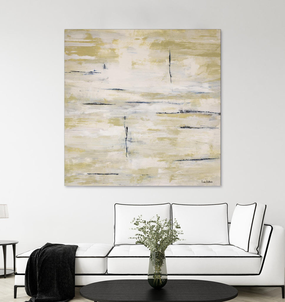 RainWater - Beige by Lori Dubois on GIANT ART - beige abstract ton sur ton