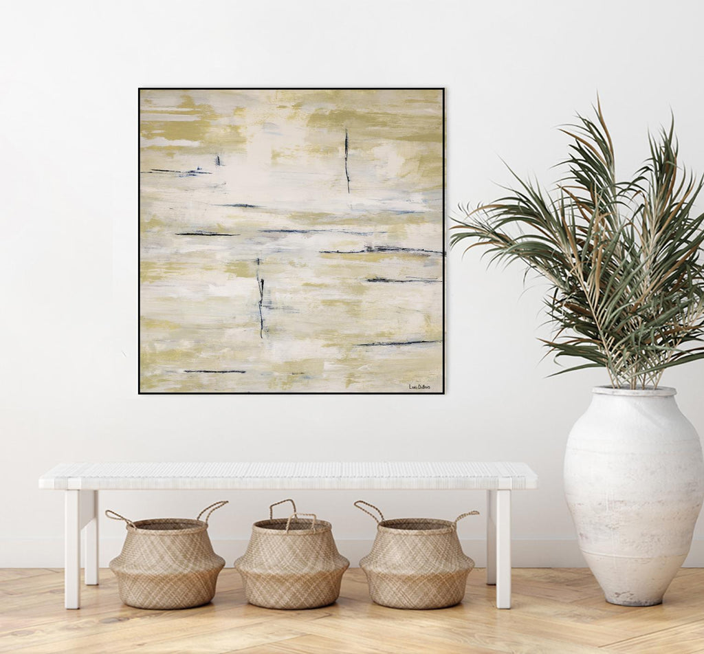 RainWater - Beige by Lori Dubois on GIANT ART - beige abstract ton sur ton