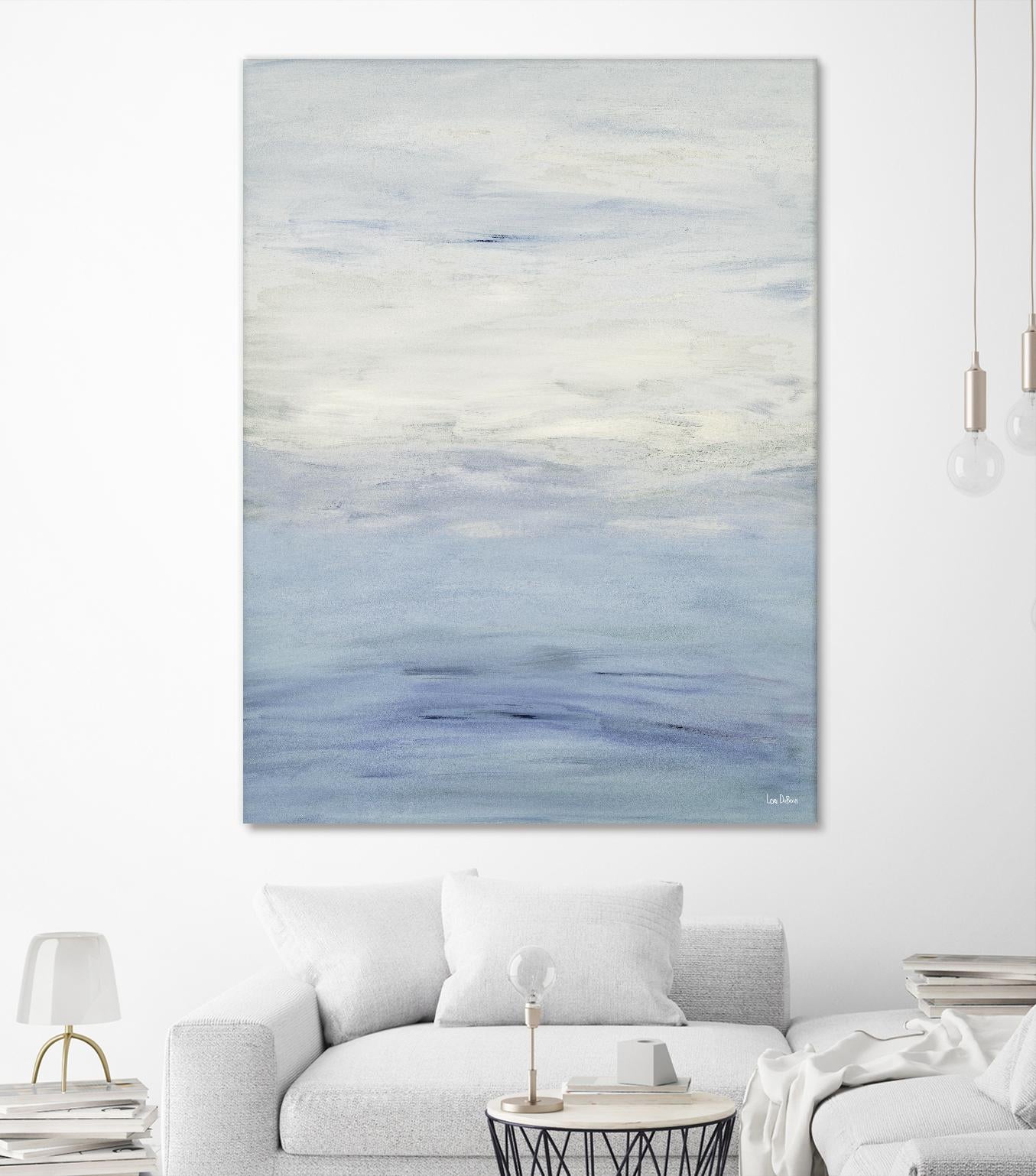 Infinity – Light - 3 by Lori Dubois on GIANT ART - blue abstract pastel