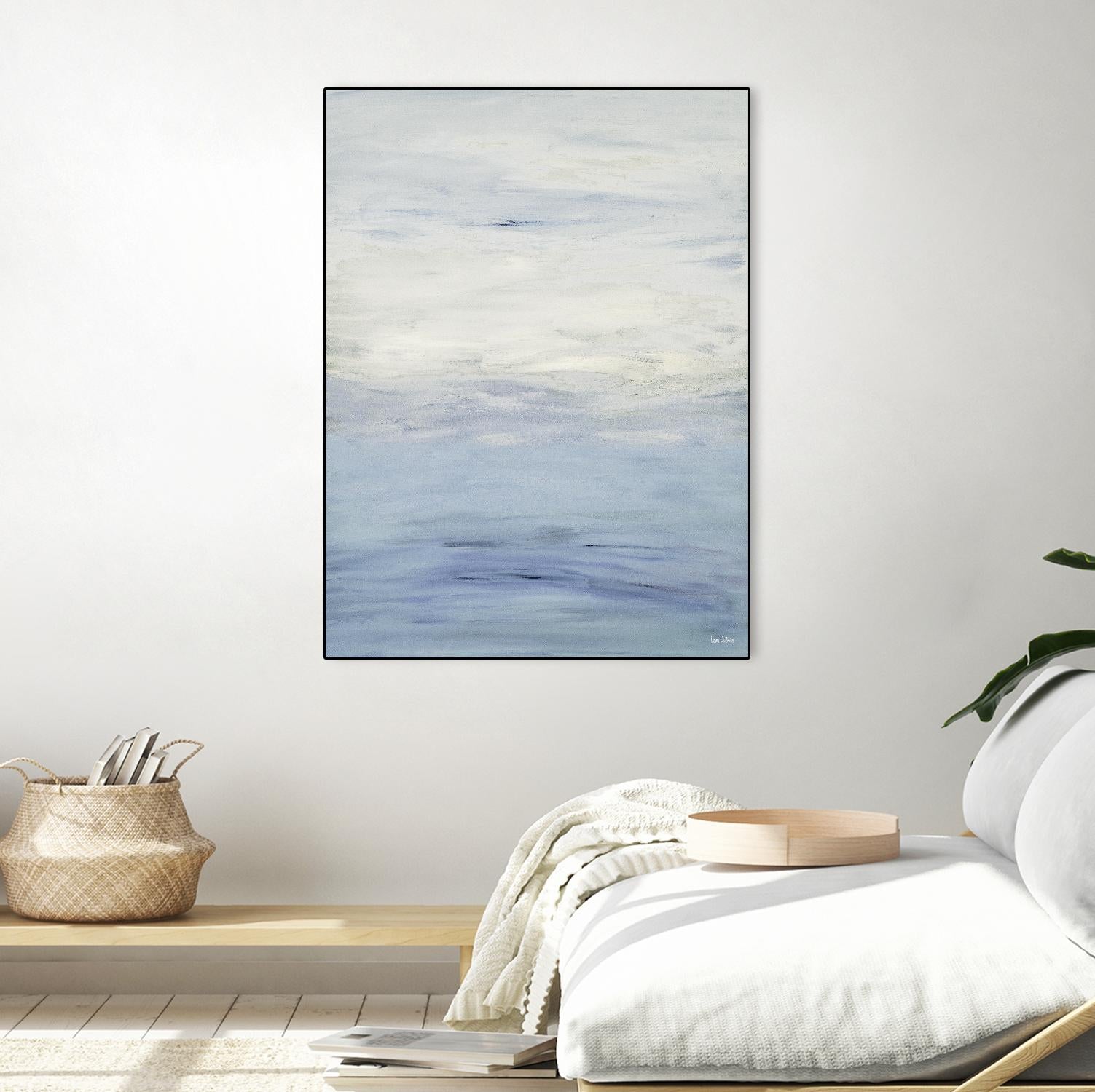 Infinity – Light - 3 by Lori Dubois on GIANT ART - blue abstract pastel