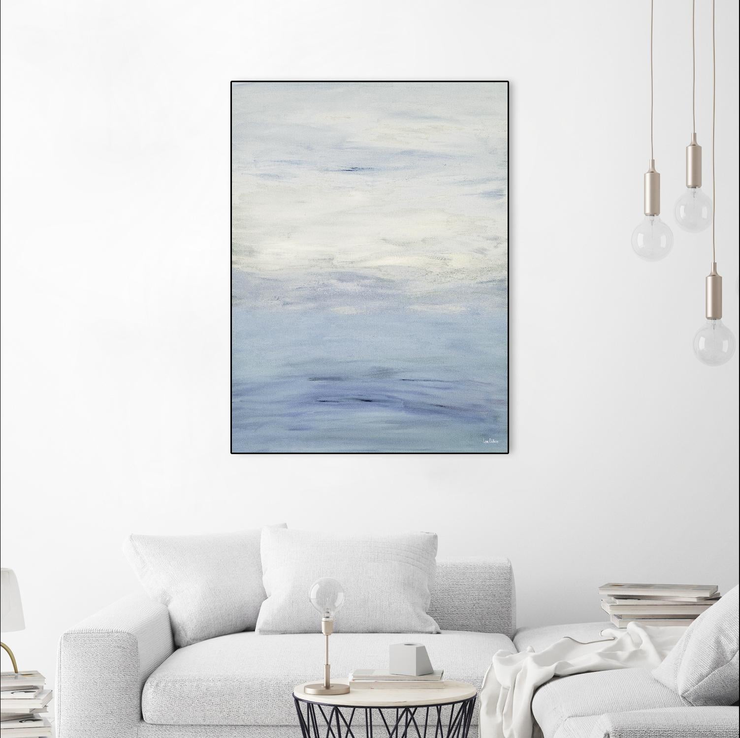 Infinity – Light - 3 by Lori Dubois on GIANT ART - blue abstract pastel