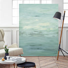 Infinity – Dusk - 4 by Lori Dubois on GIANT ART - green abstract pastel