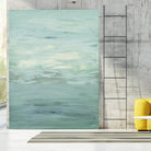 Infinity – Dusk - 4 by Lori Dubois on GIANT ART - green abstract pastel